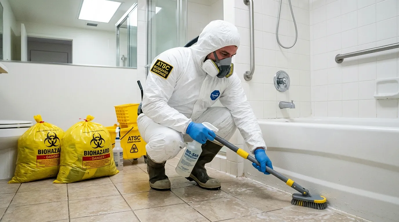 Decontamination equipment deployed for Blood Cleanup in Cypress Hills